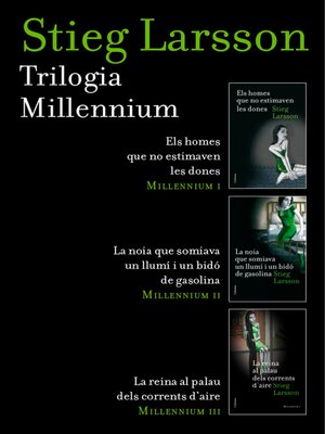 cover image of Trilogia Millennium